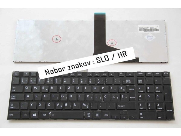 Tipkovnica za Toshiba Satellite L50-A L70-A L70-B S50-A S50D-A / SLO