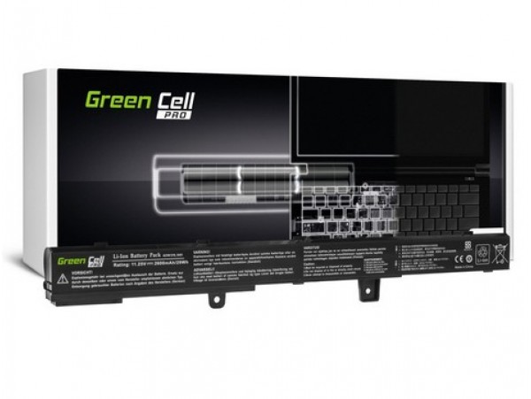 Baterija Green Cell PRO A31N1319 za prenosnik Asus X551 F551 R512 R553 F411 X751 D550 X451 P509 R551 11.25V 2600mAh