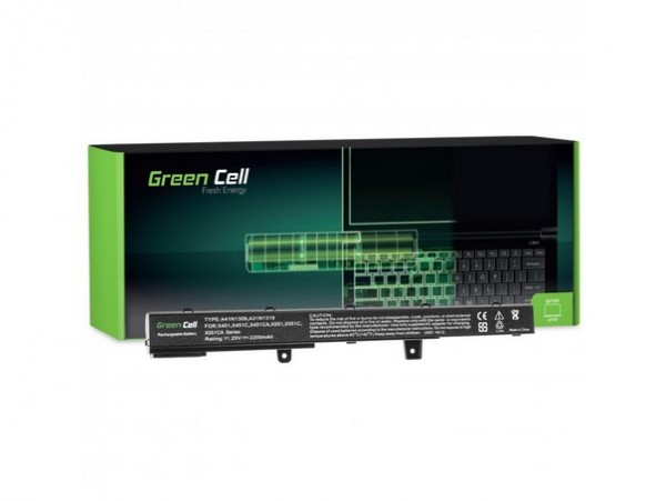 Baterija Green Cell PRO A31N1319 za prenosnik Asus X551 F551 R512 R553 F411 X751 D550 X451 P509 R551 11.25V 2200mAh