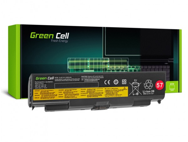 Baterija Green Cell za prenosnik Lenovo ThinkPad T440P T540P W540 W541 L440 L540 / 10.8V (11,1V) 4400mAh
