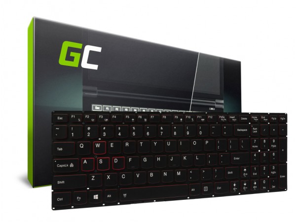 Tipkovnica za prenosnik Lenovo IdeaPad Y700 Y700-15ISK Touch PK130ZF1A00 9Z.N8RBN.L01 / KB157US / Standard US / SLO nalepke