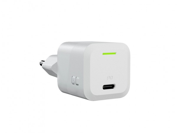 AC Polnilec Green Cell 33W za prenosnik, MacBook, Iphone, tablico, Nintendo USB-C 5V-3A; 9V-3A; 12V-2,5A; 15V-2A; 20V-1,5A beli