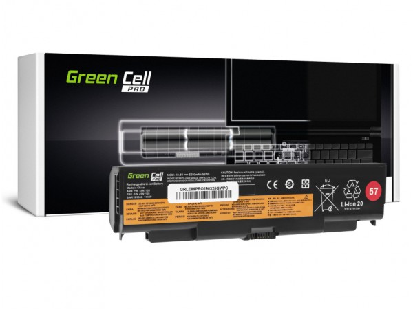 Baterija Green Cell LE34 za prenosnik Lenovo ThinkPad T440P T540P W540 W541 L440 L540 / 10.8V (11,1V) 5200mAh