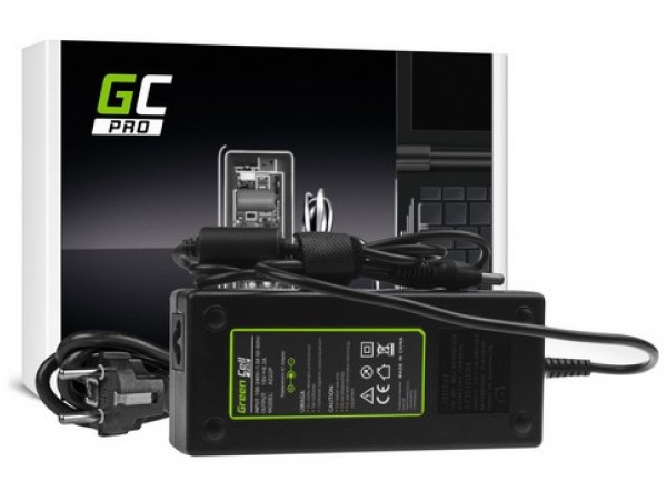 Polnilec Green Cell za prenosnik Acer, Asus, Compaq, HP, Toshiba, MSI, Medion, 120W 19V 6,32A vtikač mere 5,5mm x 2,5mm