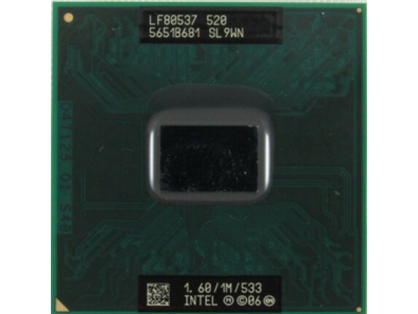Procesor Intel® Celeron® M Processor 520 / LF80537 / 1.60 / 1M / 533