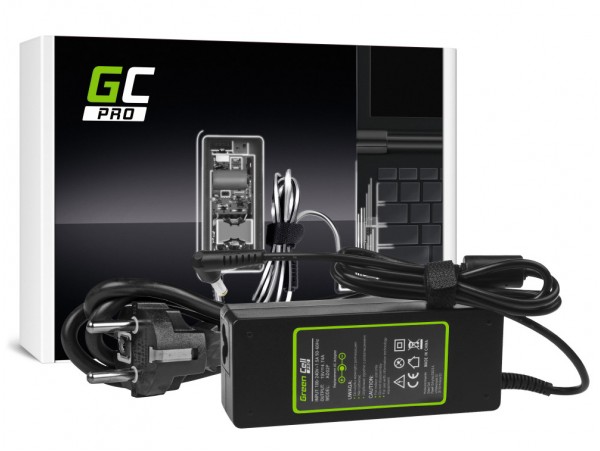 AC Polnilec Green Cell PA-1750 za prenosnik Acer Apire, Travelmate, Extensa, eMachines, Gateway  90W / 19V 4,74A / 5.5mm-1.7mm AD02P