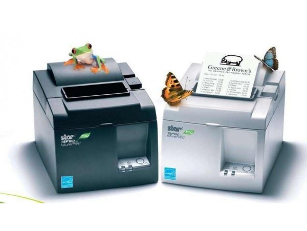 POS Termični tiskalnik Star TSP143III LAN, Ethernet, rezalnik, temno siv