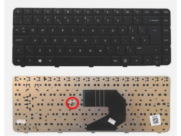 Tipkovnica za HP G4-1000 G6-1000 Compaq CQ43 CQ57 CQ58 240 250 430 630 655 / 636376-BA1 / UK QWERTZ