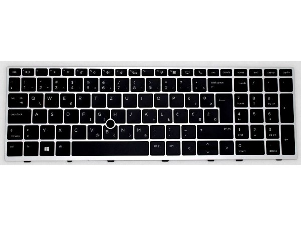 Tipkovnica HP EliteBook 750 755 850 855 G5 G6 Zbook 15u G5 15u G6 L29477-031 SLOVENSKA Š Đ Ž Ć Č