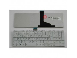Tipkovnica za Toshiba Satellite C850 C855 C850D C870 L850 X870 L855 / NSK-TT5SU-1J / 0KN0-ZW3YU22 / BELA / SLOVENSKA Š Đ Ž Ć Č