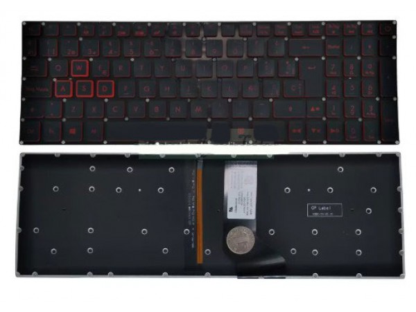 Tipkovnica OSVETLJENA za prenosnik Acer Nitro 5 AN515-41/AN515-51/AN515-53 backlight SLOVENSKA Š Đ Ž Ć Č