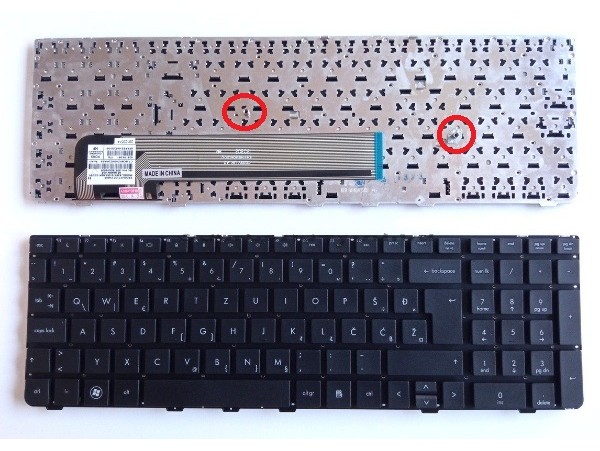 Tipkovnica za prenosnik HP ProBook 4530 4530S 4730 4730S 4535S 4735S 638179-BA1 SLOVENSKA Š Đ Ž Ć Č