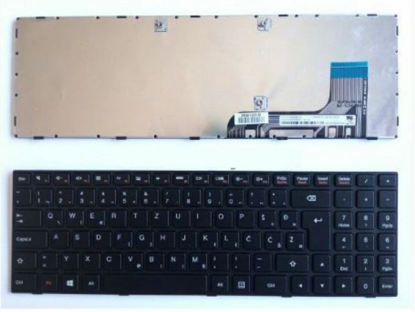 Tipkovnica za prenosnik Lenovo IdeaPad 100-15IBY/B50-10 SLOVENSKA Š Đ Ž Ć Č 