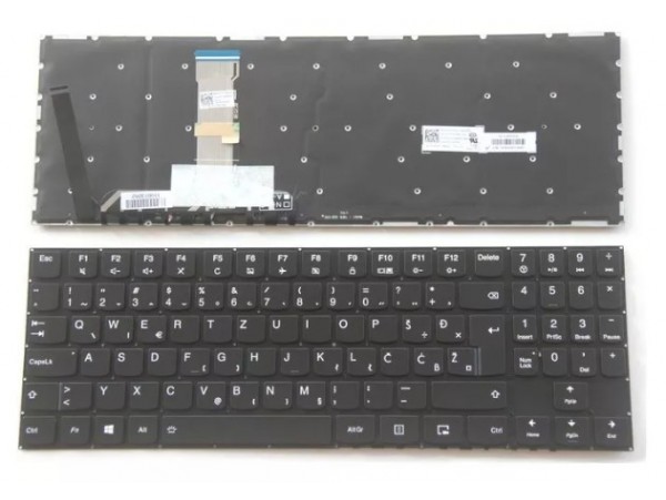 Tipkovnica za prenosnik Lenovo Legion Y720/Y720-15IKB SLOVENSKA Š Đ Ž Ć Č 