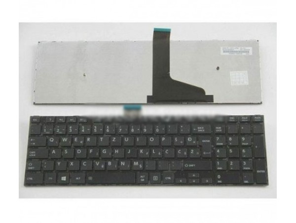 Tipkovnica za prenosnik Toshiba Satellite C55-A/C55D-A ENG SLOVENSKA Š Đ Ž Ć Č 