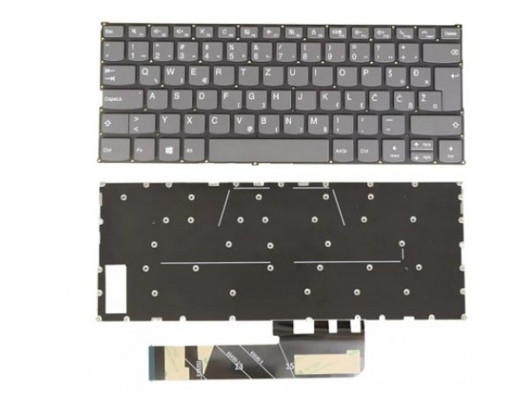 Tipkovnica za prenosnik Lenovo Ideapad 530S-14ARR, 530S-14IKB, 530S-15IKB, C340-14API SLOVENSKA Š Đ Ž Ć Č