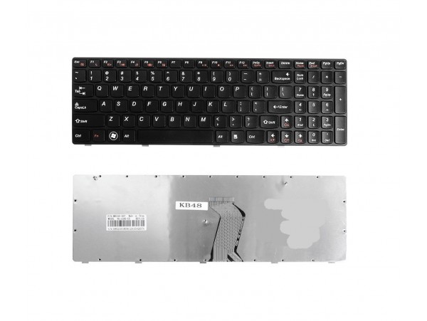 Tipkovnica za prenosnik Lenovo IdeaPad G580 B585 P580 Z580 Z585 / KB48US / Standard US / SLO nalepke