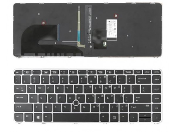 Tipkovnica za prenosnik HP EliteBook 745 G3 840 G3 836308-001 821177-001 US nalepke Š Đ Ž Ć Č