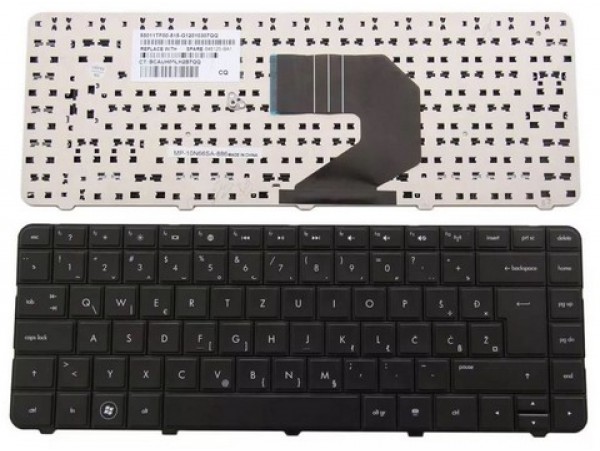 Tipkovnica za HP G4-1000 G6-1000 Compaq CQ43 CQ57 CQ58 240 250 430 630 655 / KB21SI / 636376-BA1 / SLOVENSKA Š Đ Ž Ć Č