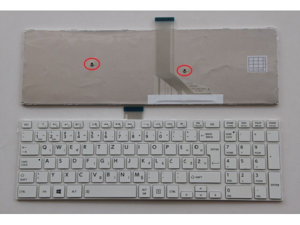 Tipkovnica Toshiba Satellite M50-A M50D-A M50T-A L50-A L55-A L70-B S50-A S55-A S70-A S70-B / MP-11B56YU-5281A / SLOVENSKA Š Đ Ž Ć Č