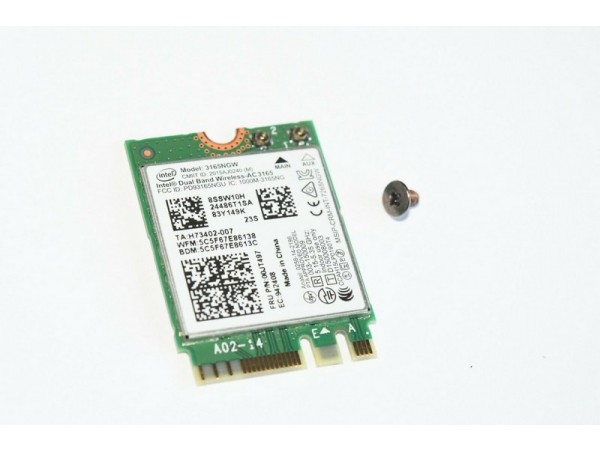 Wifi Wireless Wlan Intel 3165NGW za prenosnik Lenovo Ideapad V510-15IKB V310-15 Dell Inspiron 7347 7347 00JT49T DEMO