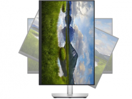 Monitor, 61 cm (24''), DELL Professional P2423-matrika IPS-LED, 1920 x 1200, 1000:1, 300 cd/m2, 5 ms, DisplayPort, HDMI, DVI, VGA- Rabljeno