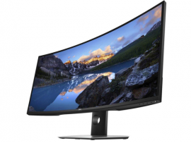 Monitor, 95.3 cm (38''), DELL UltraSharp U3818DW-matrika IPS-LED, 3840 x 1600, 1000:1, 300 cd/m2, 5 ms, DisplayPort, HDMI, USB 3.0, USB-C, zvočniki- Rabljeno