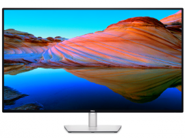Monitor, 107.98 cm (43''), DELL UltraSharp U4323QE-matrika IPS-LED, 3840 x 2160, 1000:1, 350 cd/m2, 5 ms, DisplayPort, HDMI, USB 3.0, USB-C, zvočniki- Rabljeno