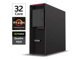 Delovna postaja, LENOVO ThinkStation P620-AMD Ryzen Threadripper PRO 32-Core 3.50 GHz (3975WX), 64 GB, 500 GB SSD NVMe (nov!), NVIDIA Quadro P620 (2 GB GDDR5)- Rabljeno