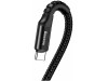 Kabel BASEUS Fish Eye USB Type-C / 2A, 1m (črn)