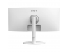 Zaslon MSI Modern MD342CQPW 34" / UWQHD / 120Hz / 1ms MPRT / ukrivljen / KVM / bel - nastavljiv po višini - PD 98W