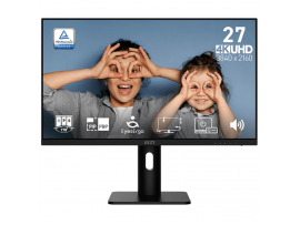 Zaslon MSI PRO MP273UP E6 / 27" (68,5 cm) / 3840 X 2160 / 60Hz / 4 ms / Pivot