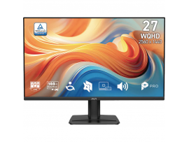 Zaslon MSI PRO MP275Q E14 / 68,6 cm (27") / 2560x1440 (WQHD) / IPS / 144 Hz / 1 ms (MPRT) / 300 nits / 1500:1 (črn)