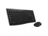 LOGITECH MK270 brezžična tipkovnica in miška (črna)