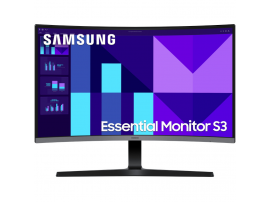 Zaslon SAMSUNG Essential S3 S39GD (S27D390GAU) 68,5 cm (27") / 1920x1080 / VA / 100 Hz / 4 ms / črn / ukrivljen (1800R)