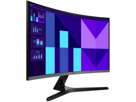 Zaslon SAMSUNG Essential S3 S39GD (S27D390GAU) 68,5 cm (27") / 1920x1080 / VA / 100 Hz / 4 ms / črn / ukrivljen (1800R)