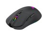 Gaming miška BYTEZONE Morpheus brezžična-žična / RGB (16,8M barv) / max DPI 10K / optična / mat UV premaz (črna)