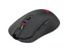 Gaming miška BYTEZONE Morpheus brezžična-žična / RGB (16,8M barv) / max DPI 10K / optična / mat UV premaz (črna)