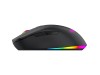 Gaming miška BYTEZONE Morpheus brezžična-žična / RGB (16,8M barv) / max DPI 10K / optična / mat UV premaz (črna)