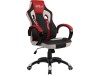 Gaming stol Bytezone Racer PRO (črno-siv-rdeč)