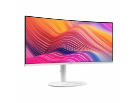Zaslon MSI Modern MD342CQPW 34" / UWQHD / 120Hz / 1ms MPRT / ukrivljen / KVM / bel - nastavljiv po višini - PD 98W 86,36 cm / 3440x1440