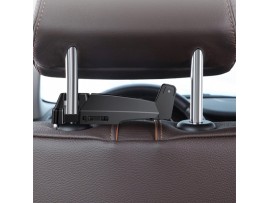 Večnamenski nosilec  BASEUS Hook za avtomobilski sedež (črn)