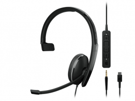 EPOS ADAPT 135T USB-C II – mono žična naglavna slušalka