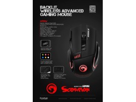 MARVO M720W gaming brezžična miška
