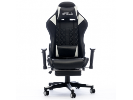 Gaming stol Bytezone CARBON, masažna blazina / Bluetooth zvočniki (črn)