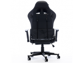 Gaming stol Bytezone CARBON, masažna blazina / Bluetooth zvočniki (črn)