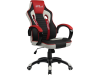 Gaming stol Bytezone Racer PRO (črno-siv-rdeč)