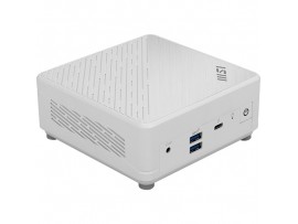 Mini namizni računalnik MSI Cubi 5 1M-439BEU barebone Core 5 / WiFi 6E + BT 5.3 / 1x2.5Gbps + 1x1Gbps (bel) Core / Intel Graphics / FreeDOS
