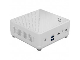 Mini namizni računalnik MSI Cubi 5 1M-441BEU barebone Core 3 / WiFi 6E + BT 5.3 / 1x2.5Gbps + 1x1Gbps (bel) Core / Intel Graphics / FreeDOS