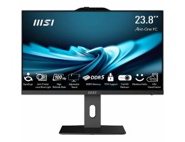 Računalnik All-in-One MSI PRO AP242P 14M Core i3 / 8 GB RAM / 512 GB SSD / 23,8" FHD / Windows 11 Pro (črn) 60,5 cm / 1920x1080 / i3 / 8GB / 512GB SSD / Intel Graphics / Win 11 Pro